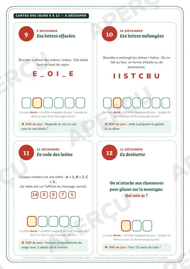 Aperçu du jeu