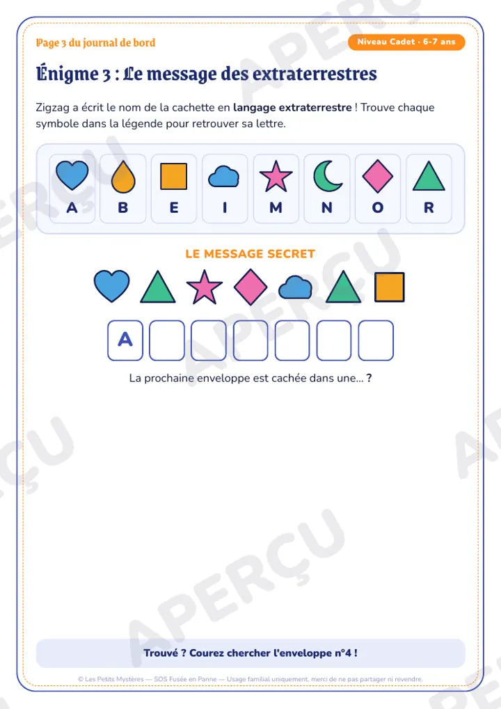 Aperçu du jeu