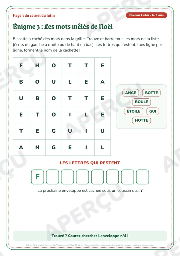 Aperçu du jeu