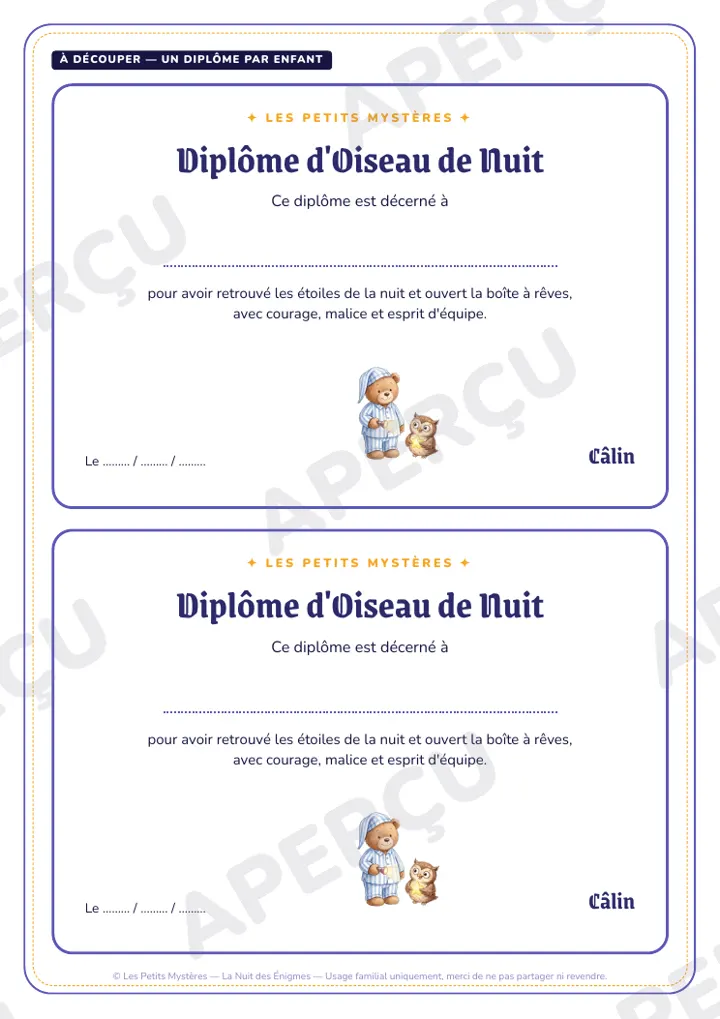Aperçu du jeu